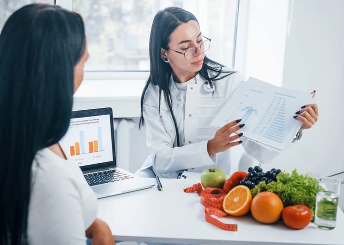 Personalized weight loss consultation with physician