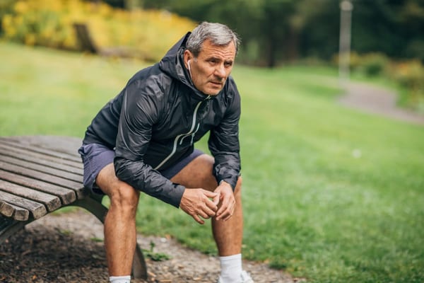 Mature man active and healthy managing andropause testosterone health